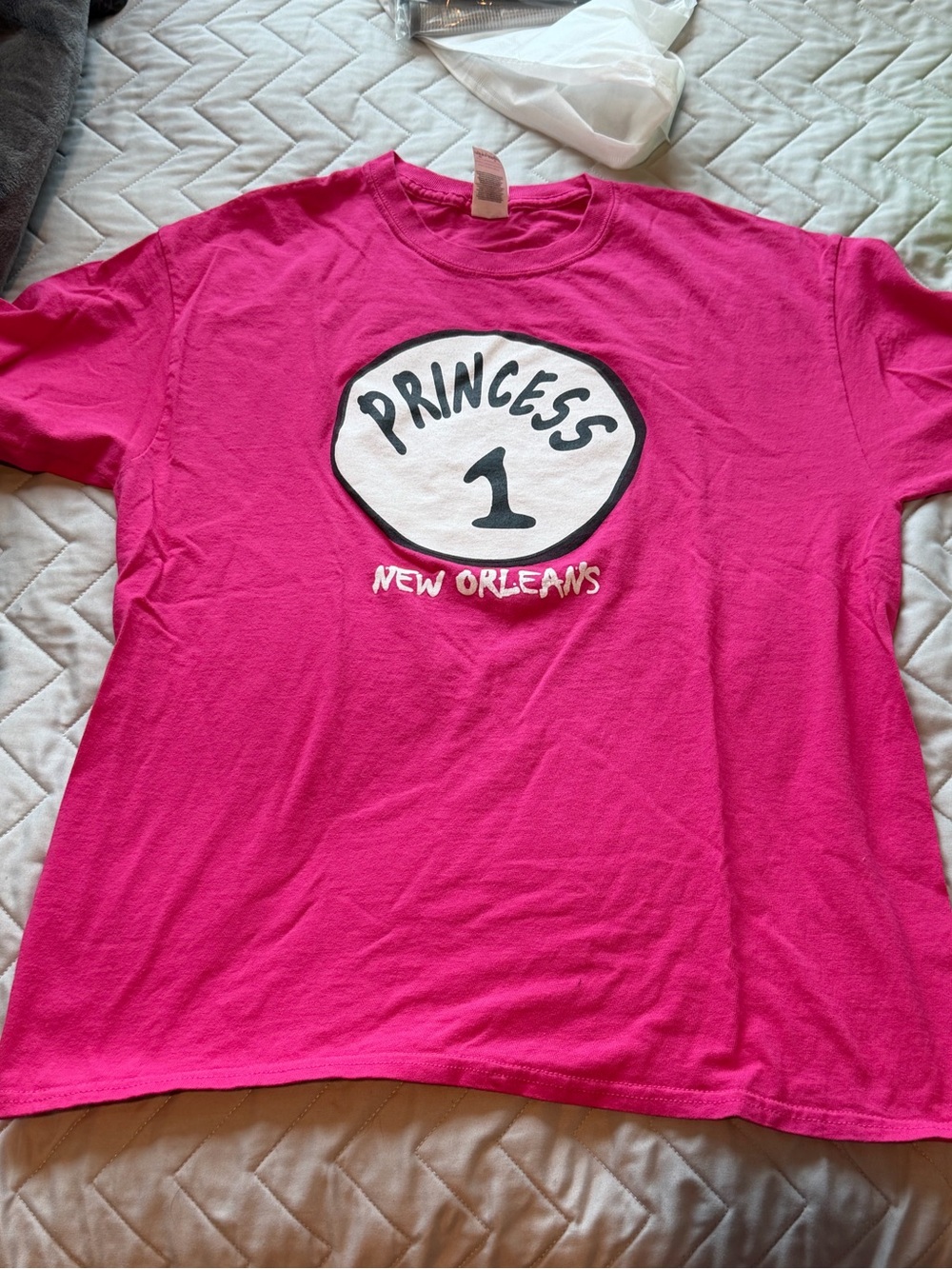 Women’s Princess 1 New Orleans T-Shirt - Hot Pink